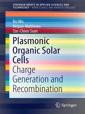 cover image of Plasmonic Organic Solar Cells